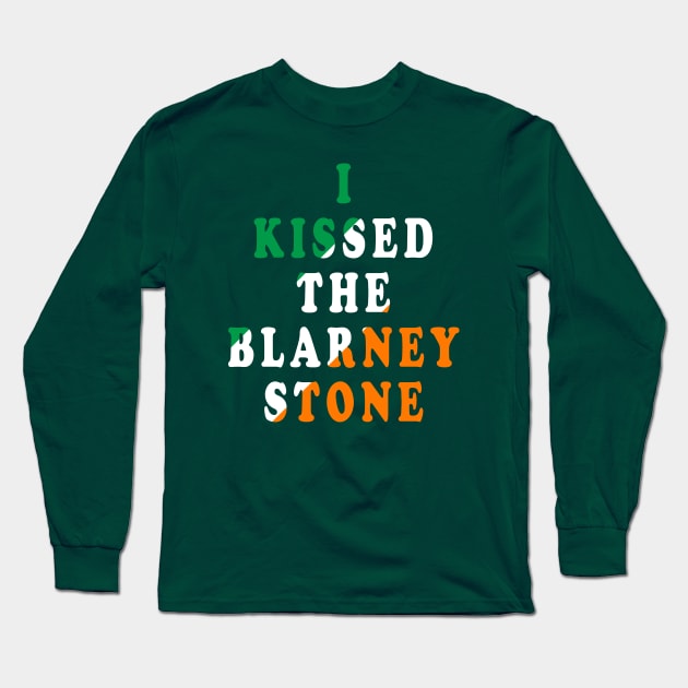I Kissed the Blarney Stone Long Sleeve T-Shirt by Lyvershop